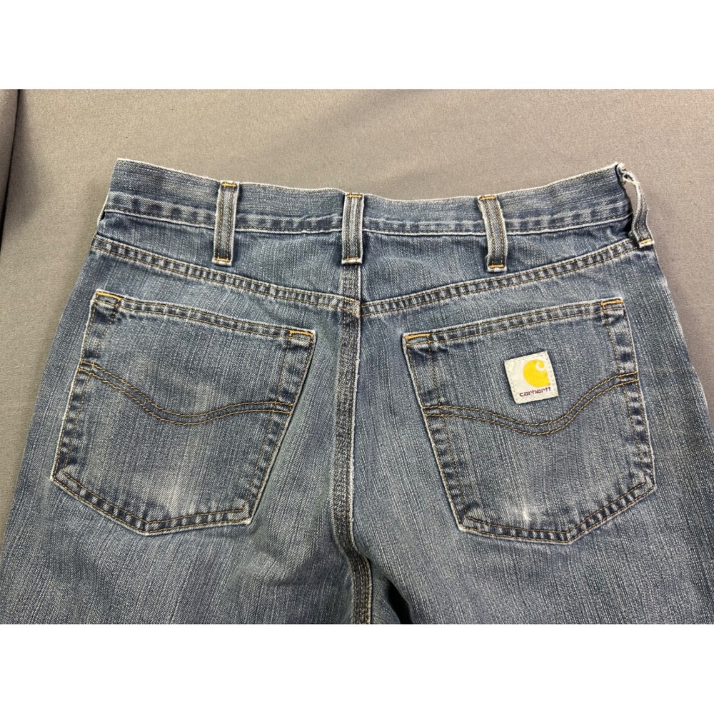 Carhartt Men's Relaxed Fit Straight Leg Denim Jeans Medium Wash Blue 30x30
